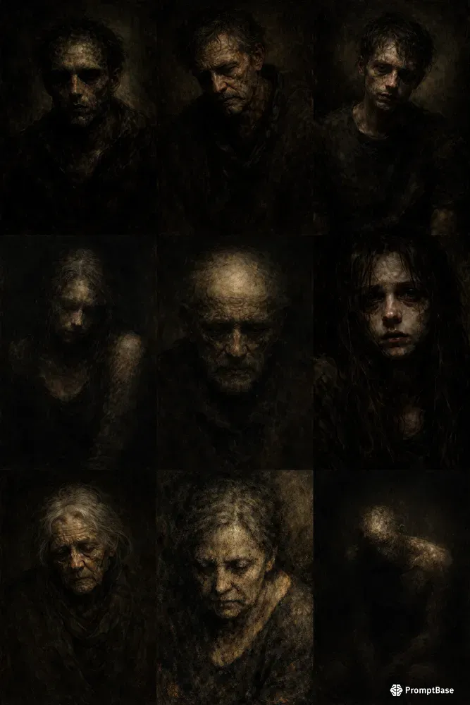 Goyan Dark Psychological Portraits