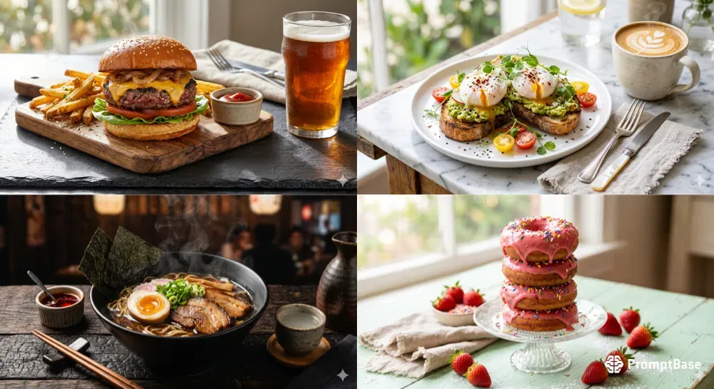 Gourmet Food Photography Culinary Style