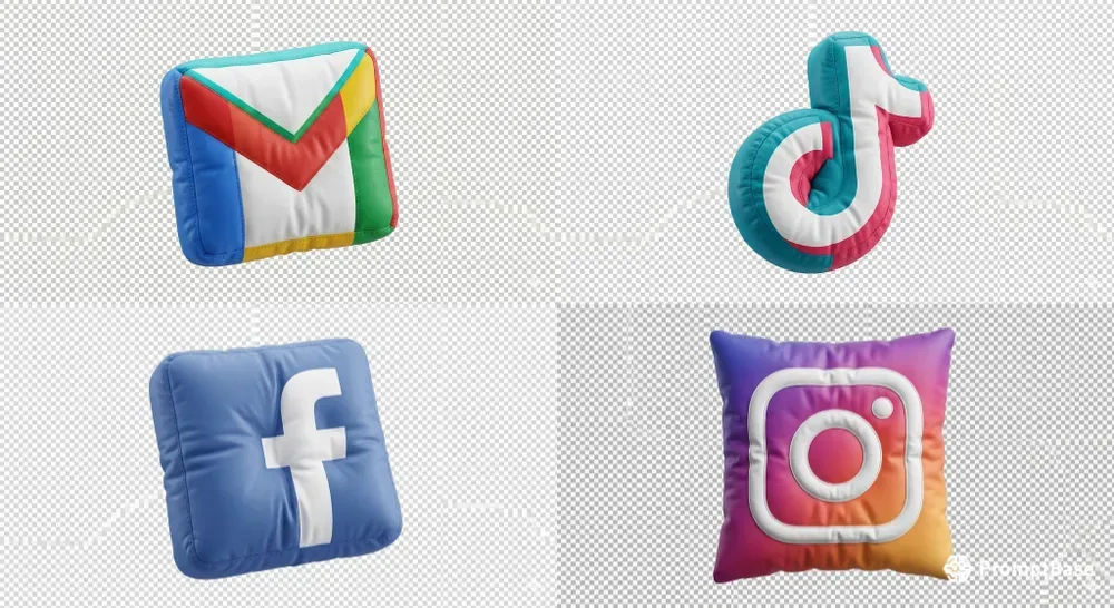 3D Inflatable Pillow Logos