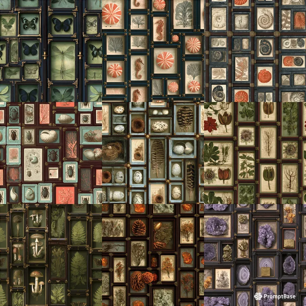 Victorian Curiosity Cabinet Patterns