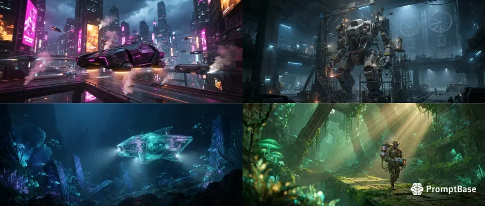 Cinematic Scifi Movie Scene Creators
