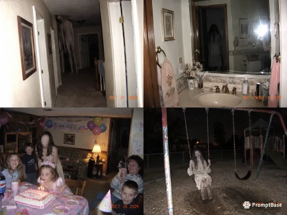 Cursed Flash Photo Horror Images