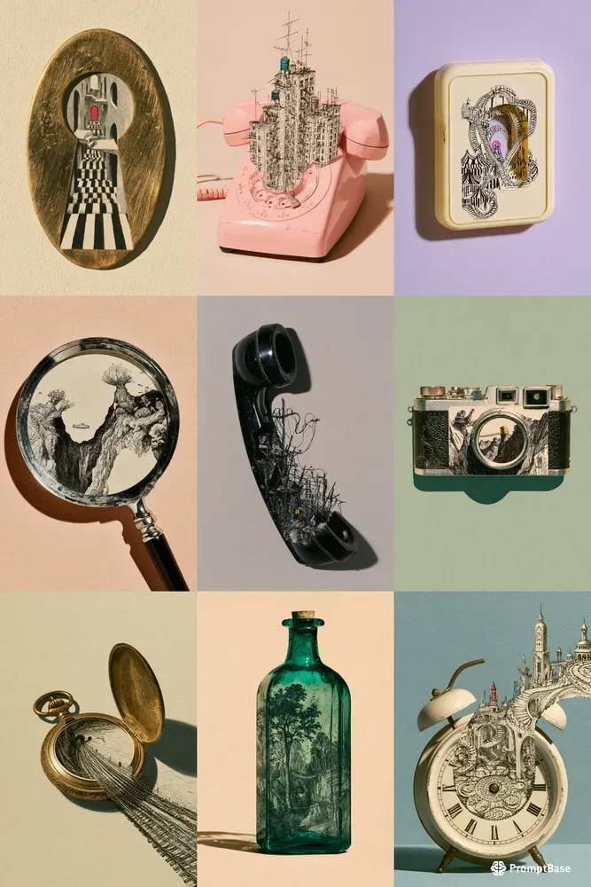 Surreal Vintage Object Photography