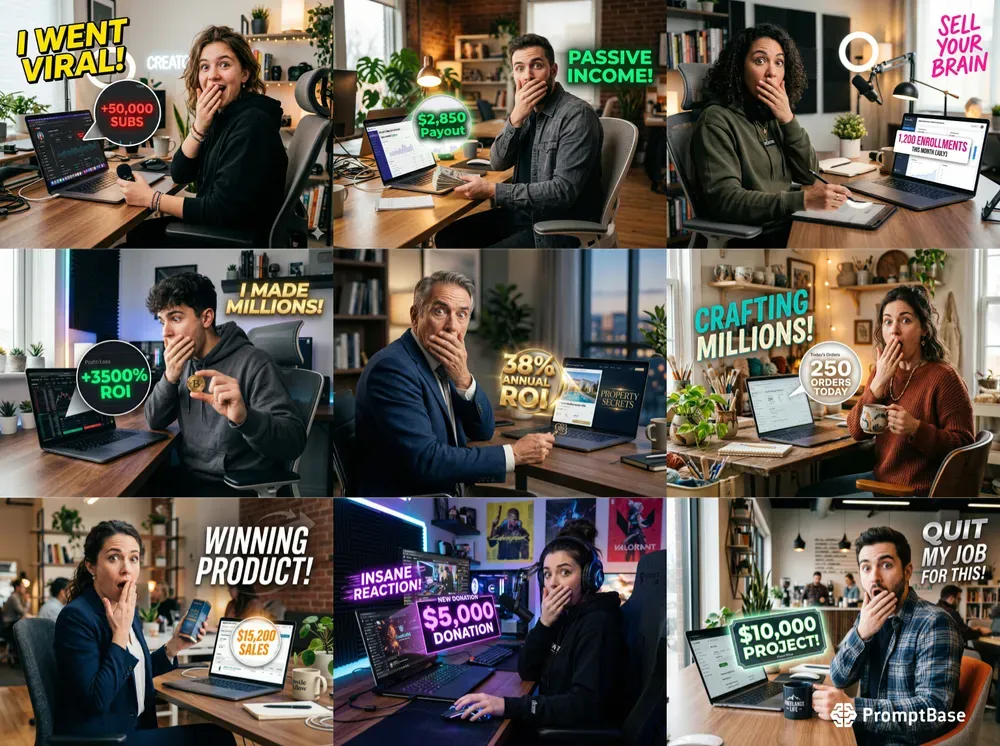 Viral Clickbait YouTube Thumbnail Makers