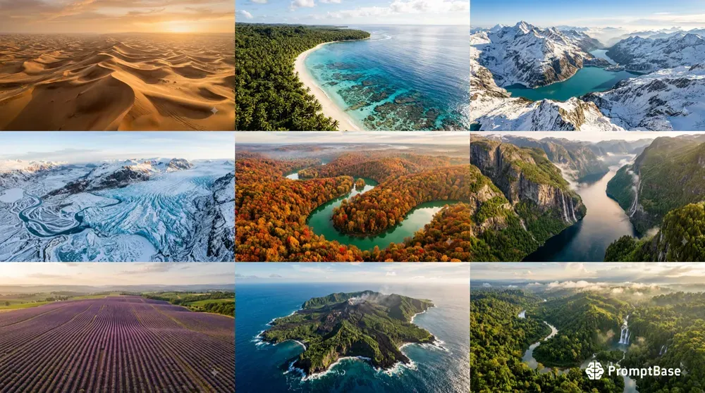 Premium Birdseye Nature Photos