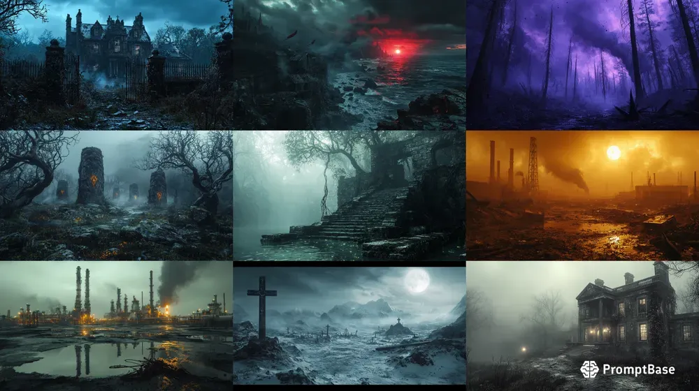 Dark Horror Landscapes