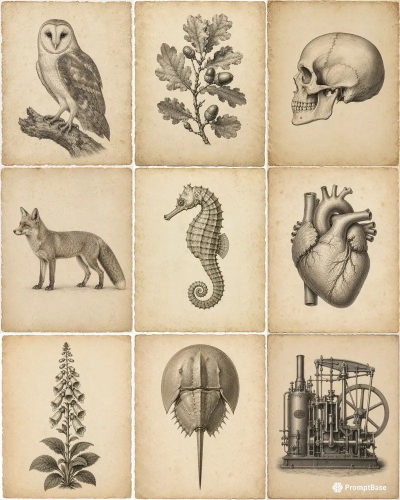 Victorian Scientific Steel Engravings