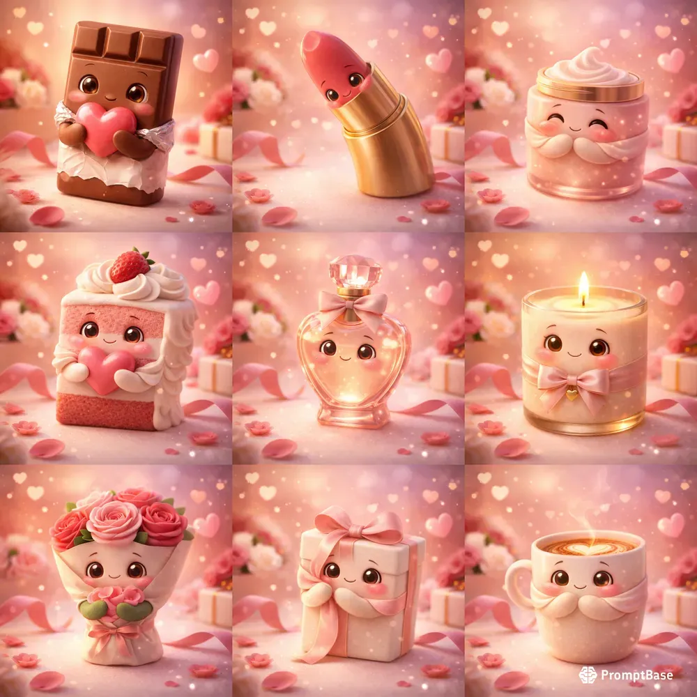 Valentine Product Love Characters