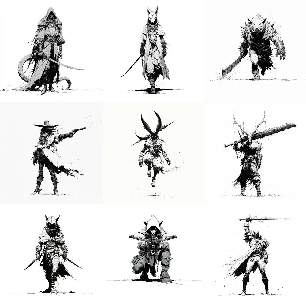 Shadow Hunter Character Logos