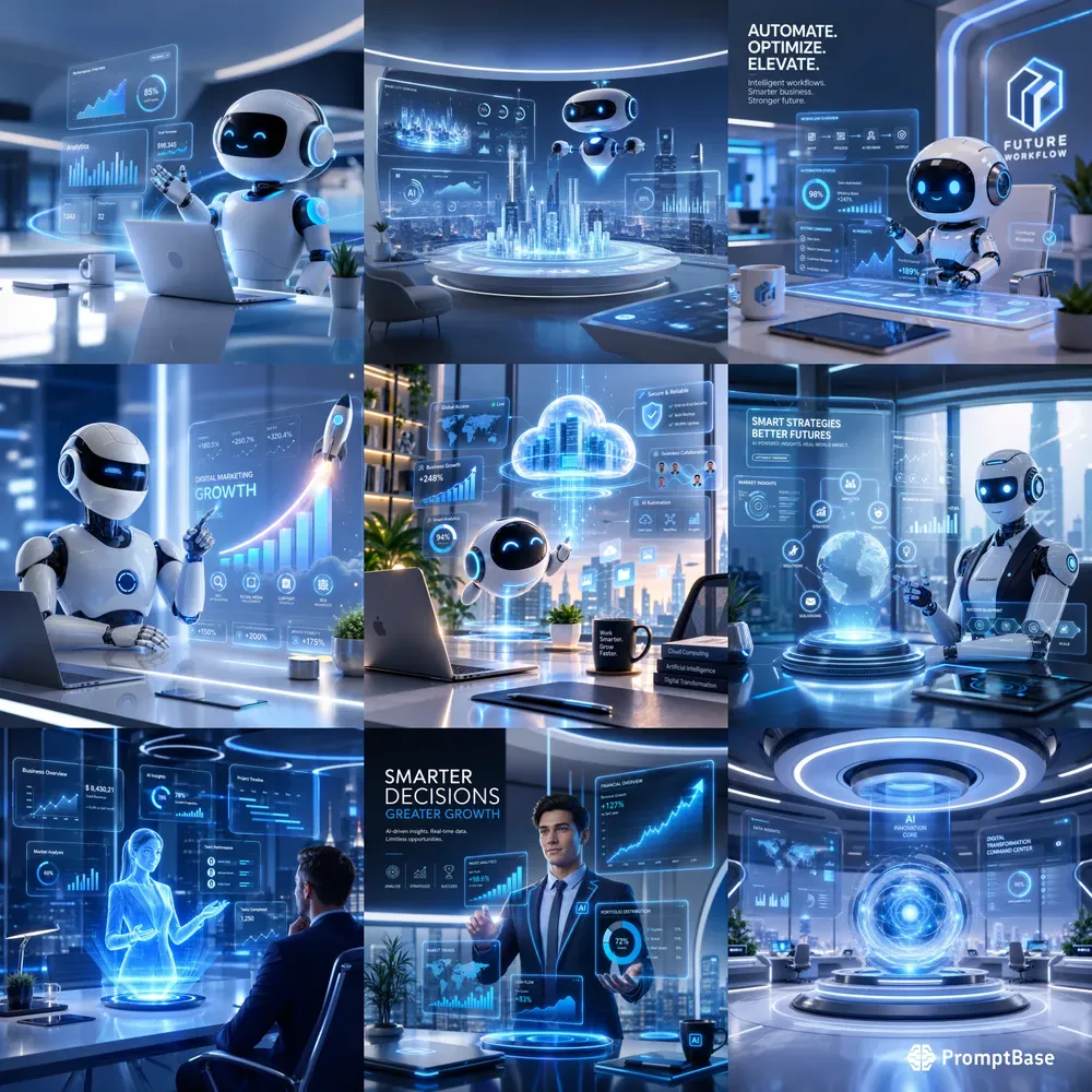 Futuristic Business Ads