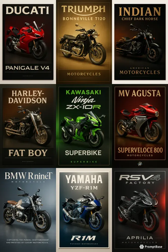 Motorcycle Posters