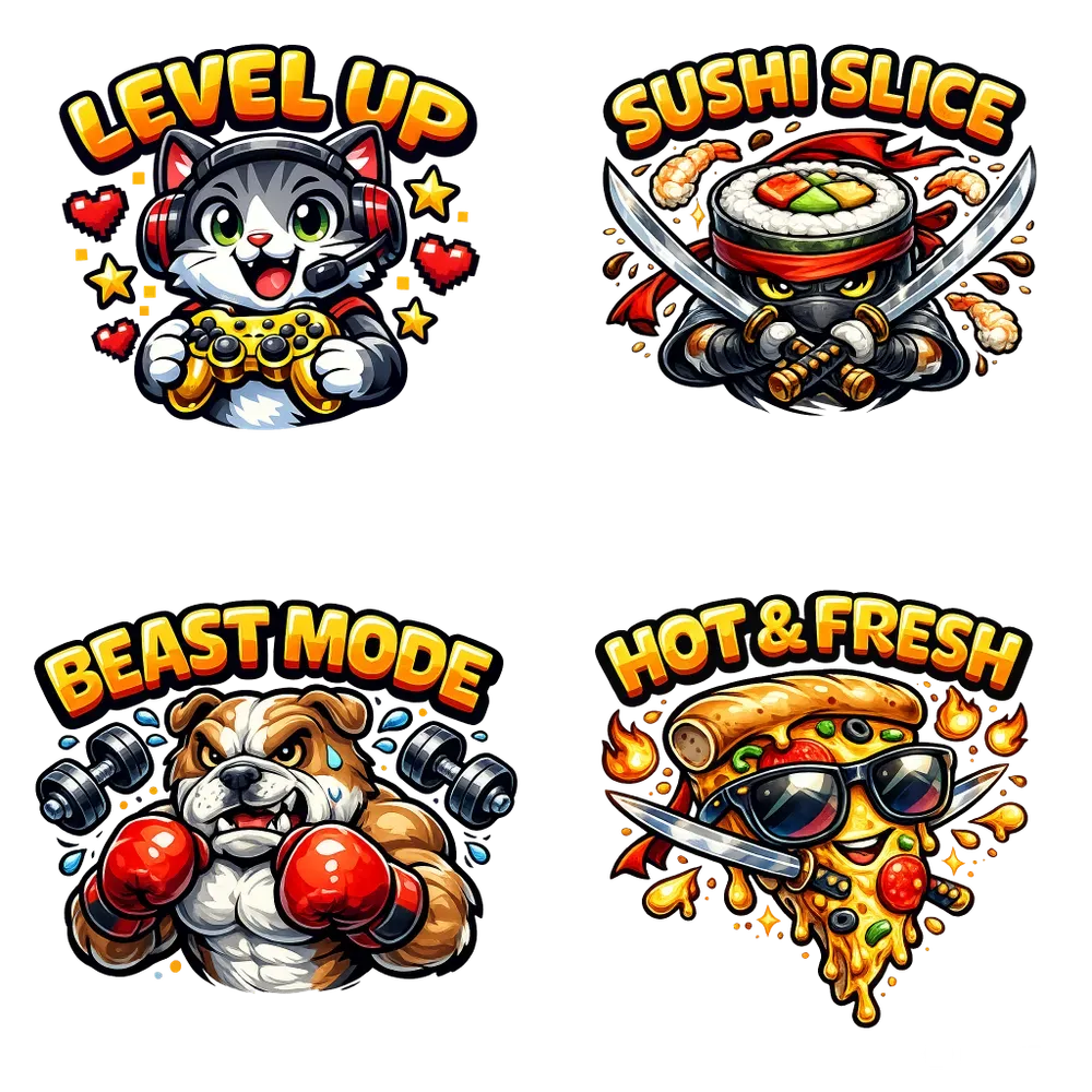 Premium Gaming Mascot Pod Graphics