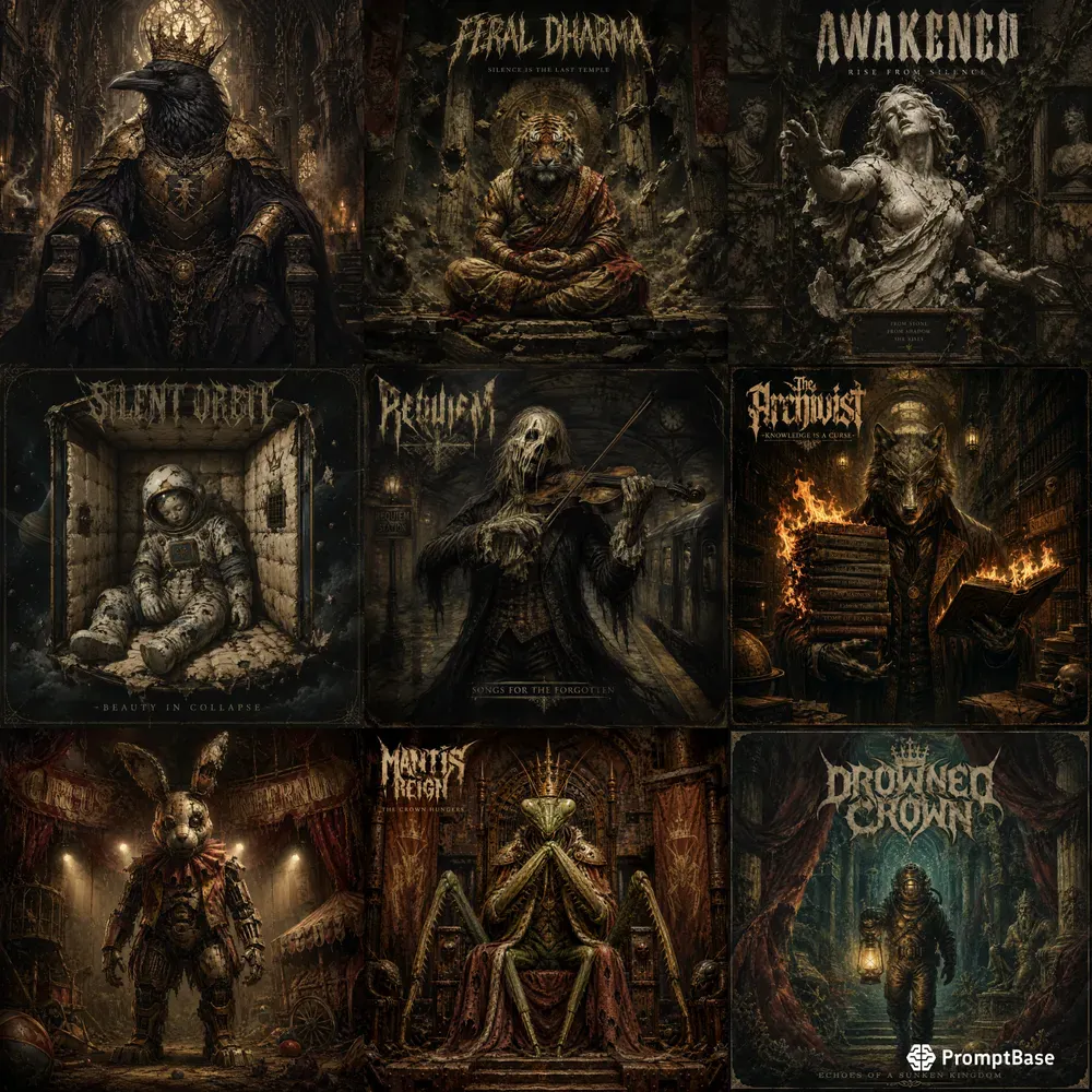 Bound Icons Dark Collections