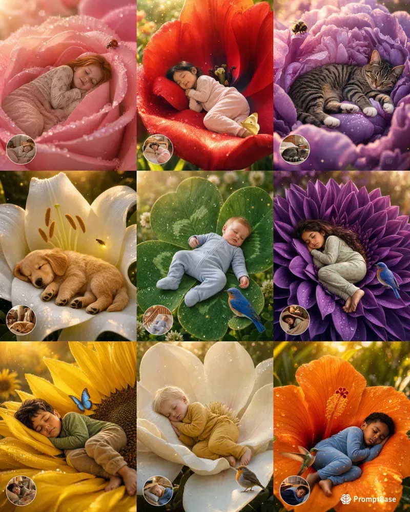 Tiny Flower Dreams For Kids Pets