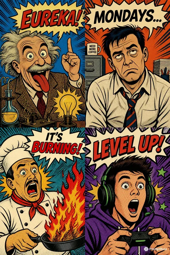 Retro Comic Popart Portrait Generator