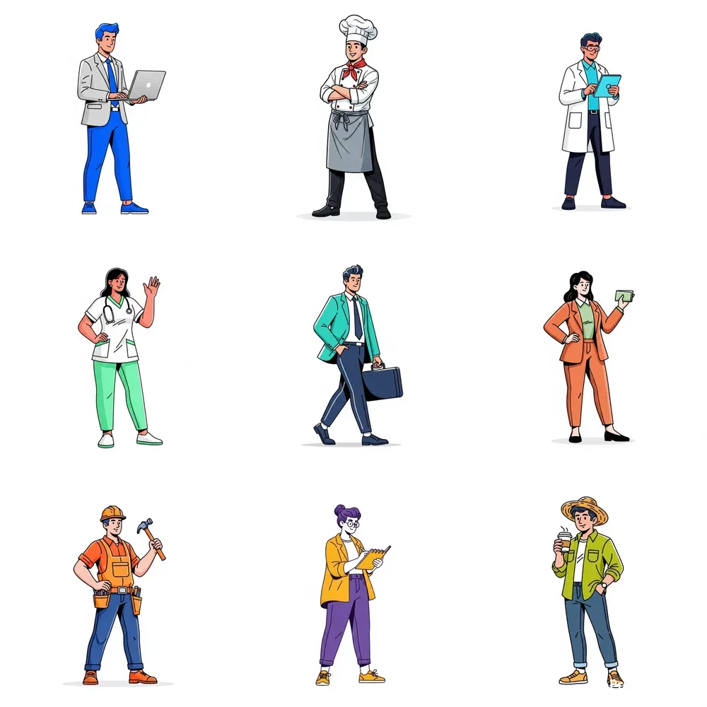 Vector Life Characters