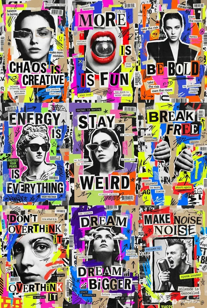 Bold Collage Posters