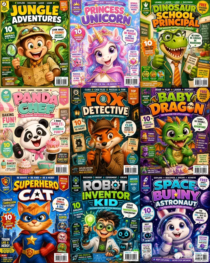 Cartoon Magazine Cover Collections