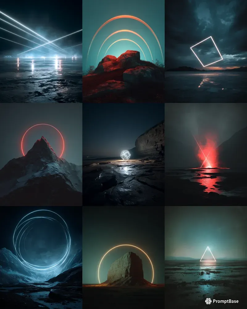 Surreal Drone Album Covers