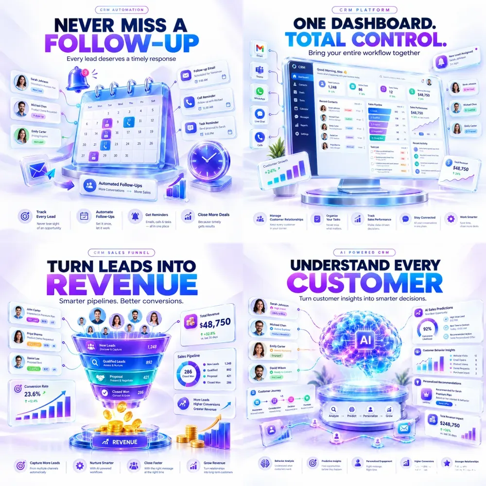 Crm Marketing 4 Creative Ad Concepts