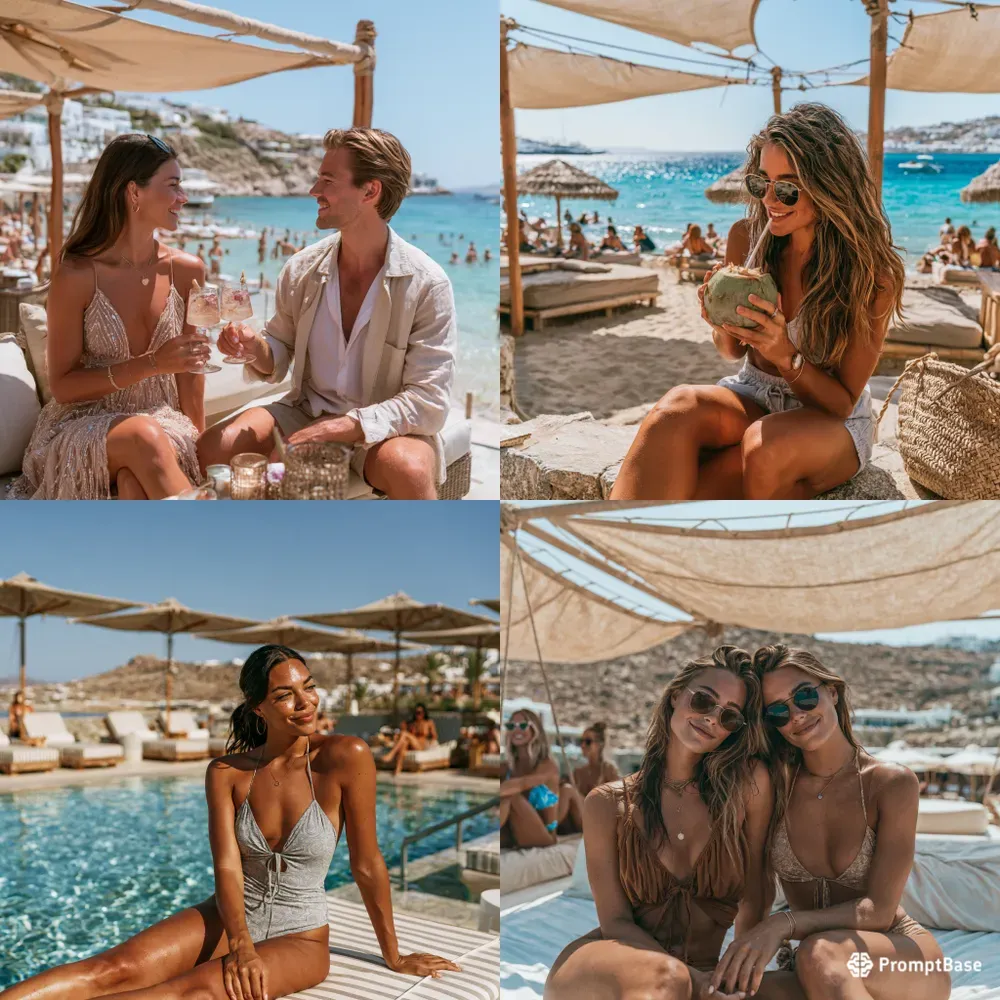 Mykonos Summer Lifestyle Beach Clubs