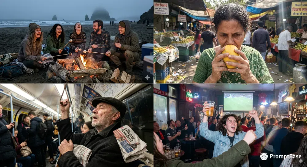 Authentic Candid Smartphone Lifestyles
