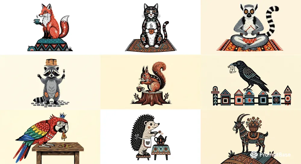 Satirical Animal Art