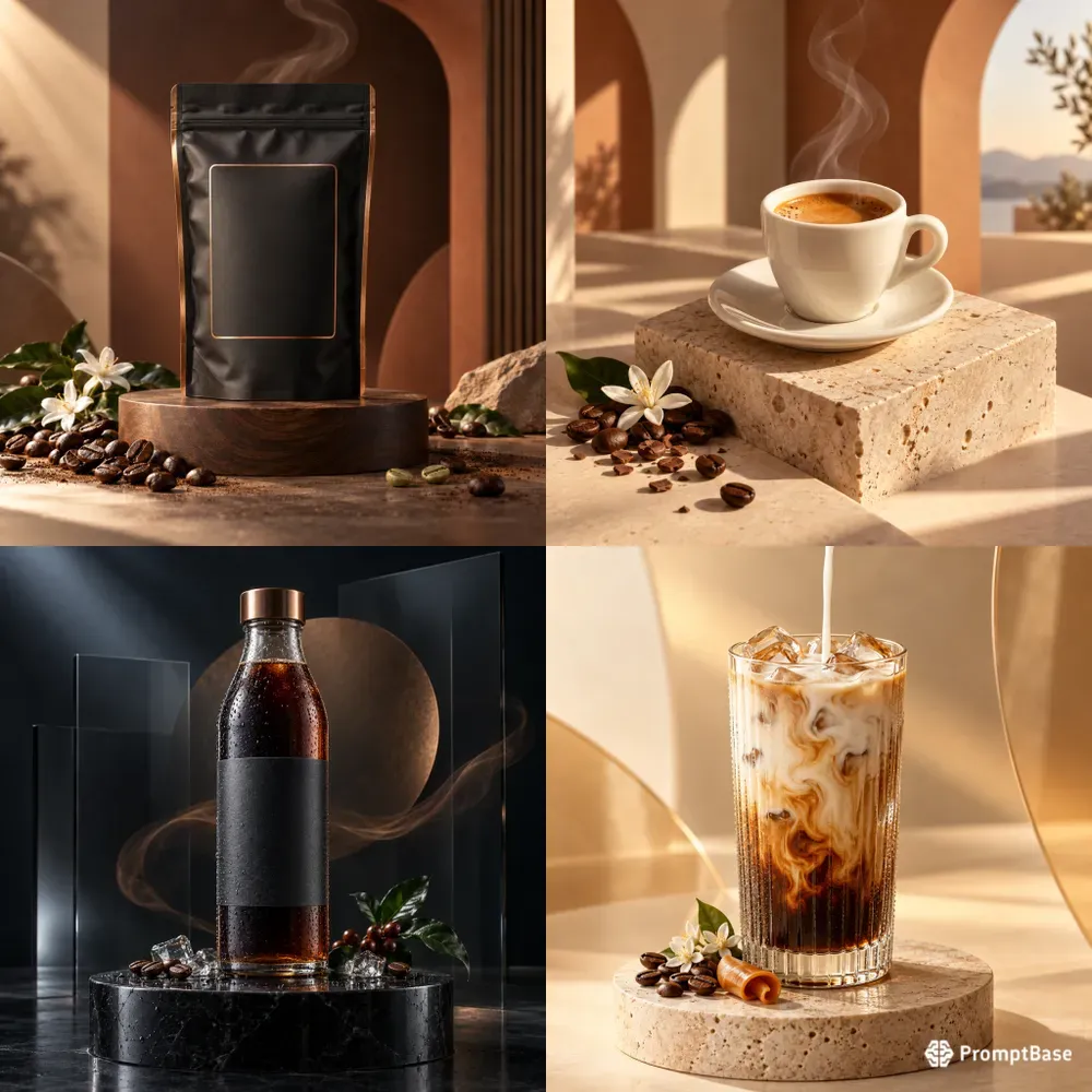 Luxury Coffee Campaign Photography