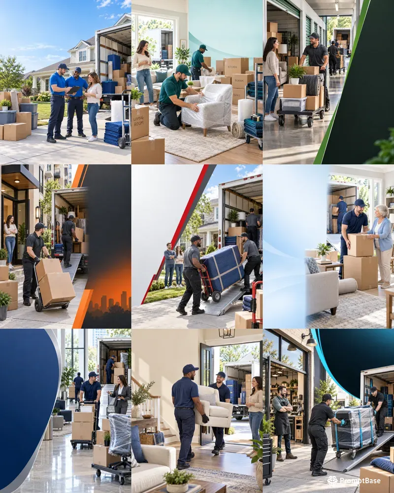 Moving Service Ad Visuals