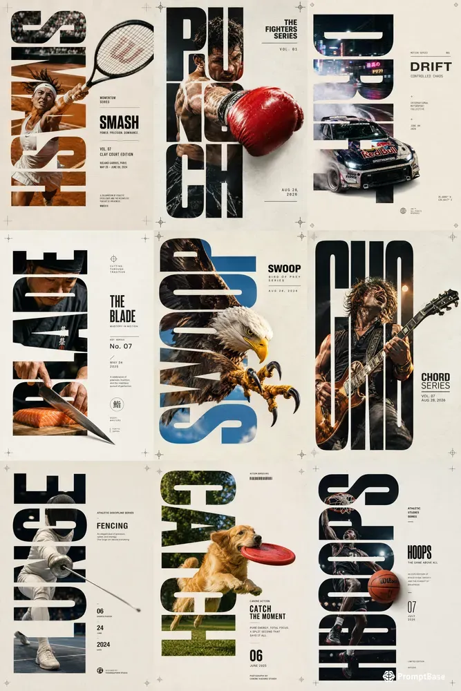 Out Of Bounds Typography Posters