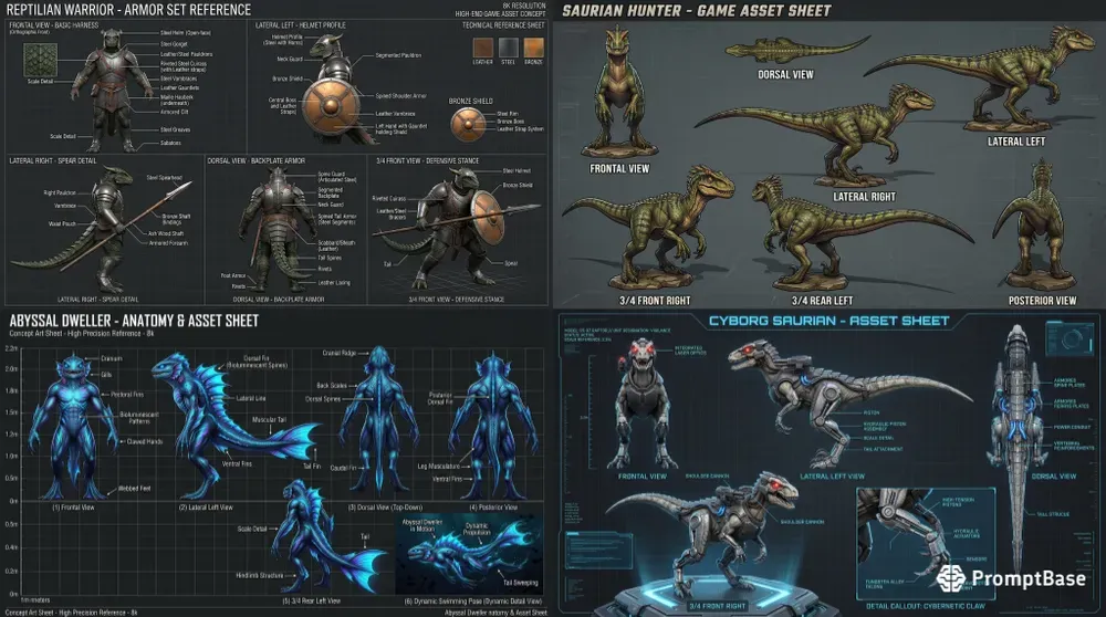 Ultimate Game Asset Sheets