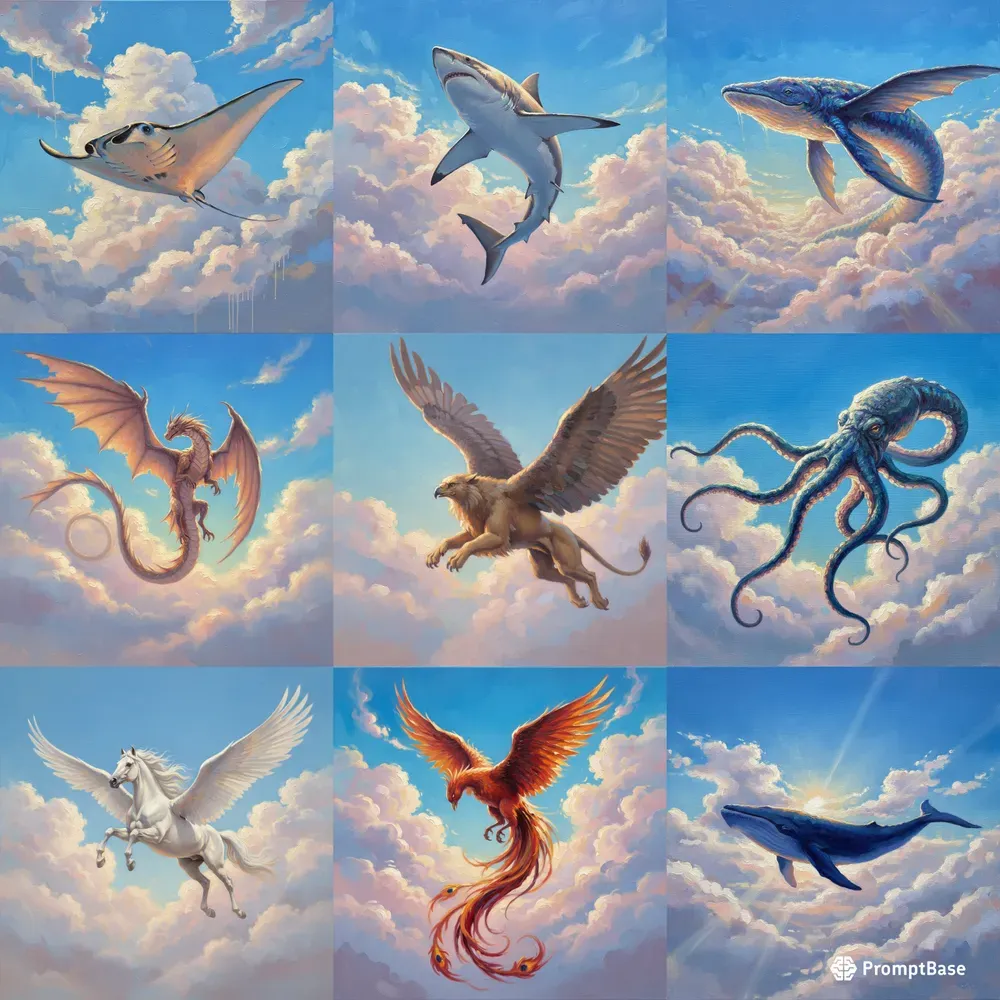 Skyward Giants Ethereal Flights