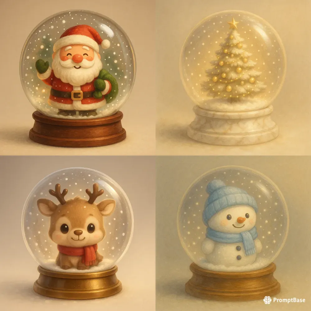 Snow Globe Scene Generators
