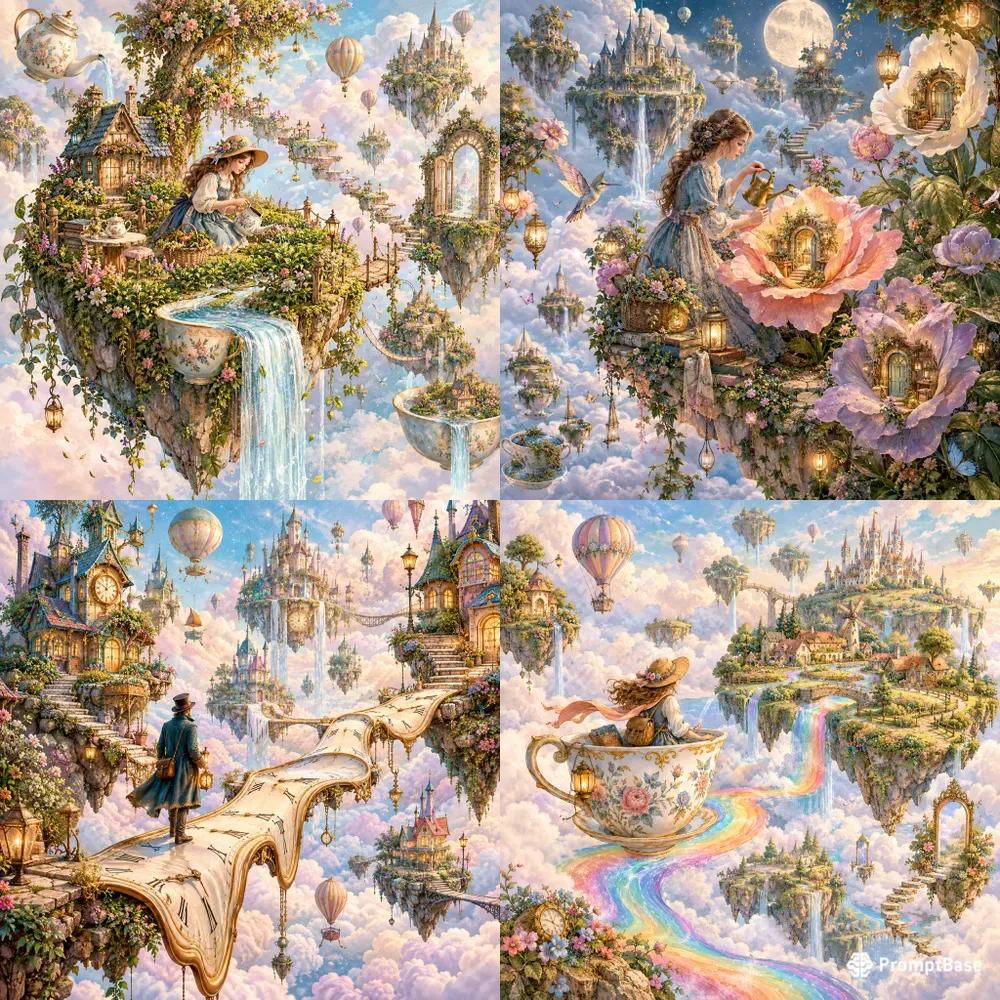 Whimsical Surreal Dreamscapes
