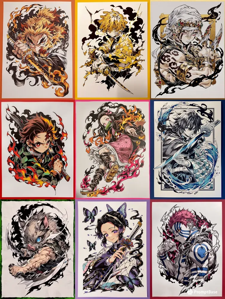 Demon Slayer Tattoo Designs