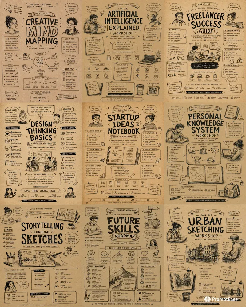 Visual Notetaking Posters