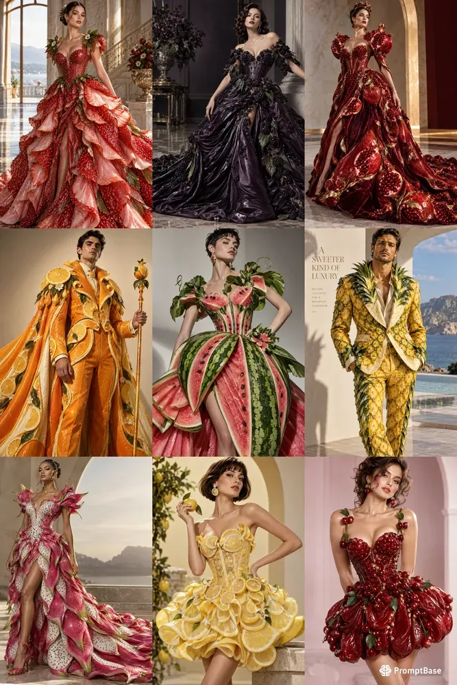 Fruit Couture Fashion Photos