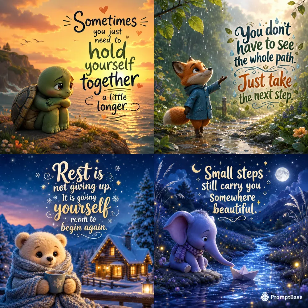 Wholesome Emotional Quote Posters