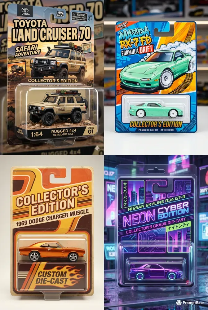 Custom Hot Wheels Posters