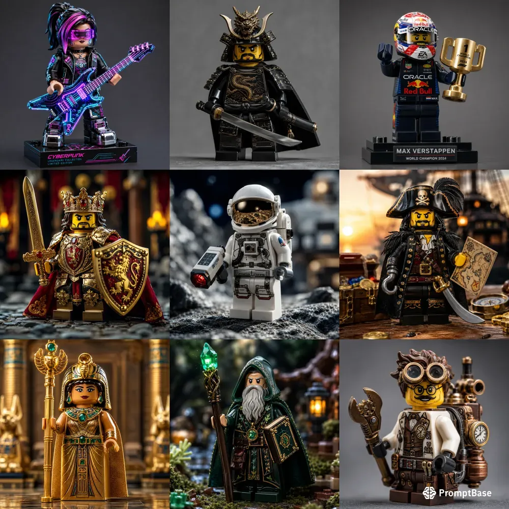 Legendary Brick Minifigures
