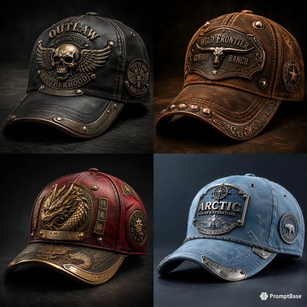Luxury Vintage Cap Designs