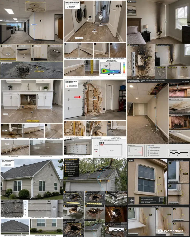 Insurance Property Damage Documentations