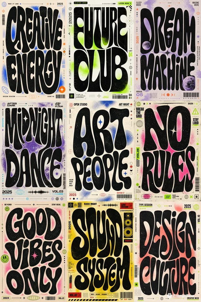 Fluid Typography Posters