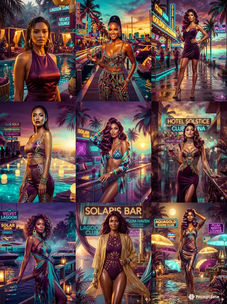 Sunset Mirage Beach Icons