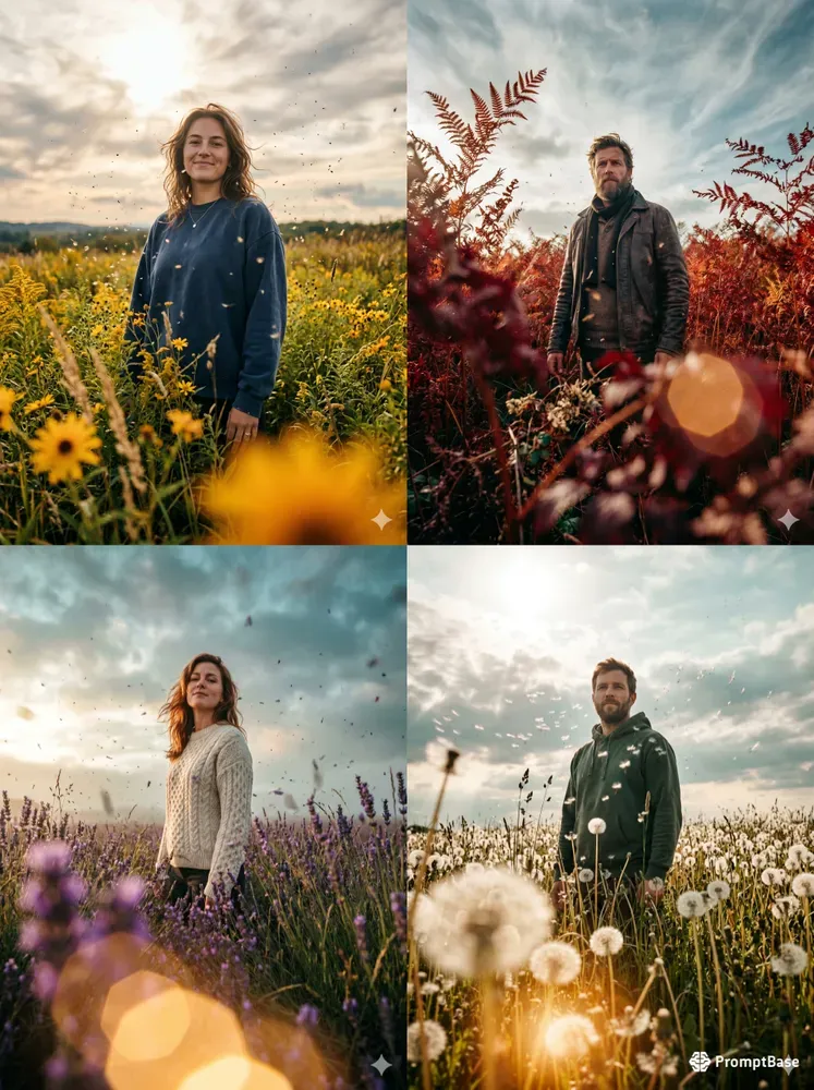 Cinematic Low Angle Nature Portraits