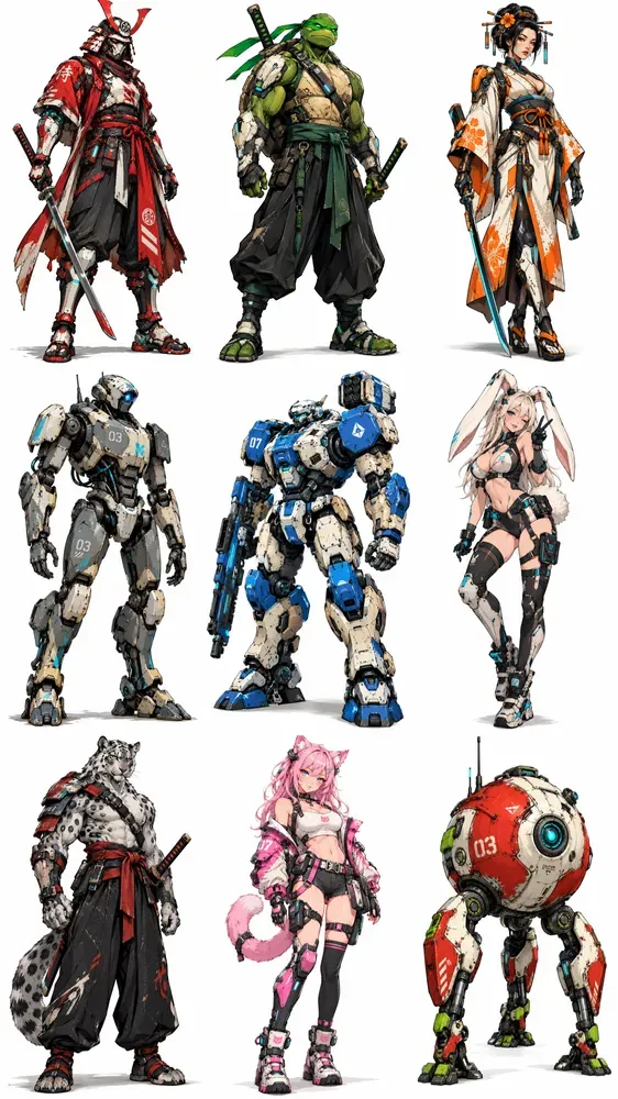 Comic Book Linework Scifi Concept Art