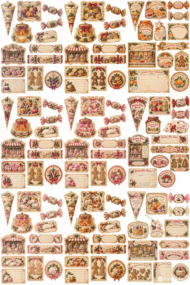Sugar Plum Confectioner Ephemera