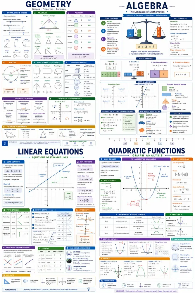 Mathematics Infographic Generator Pro