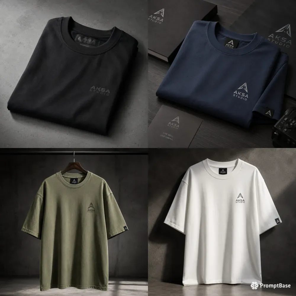 Minimal Plain Tshirt Mockups