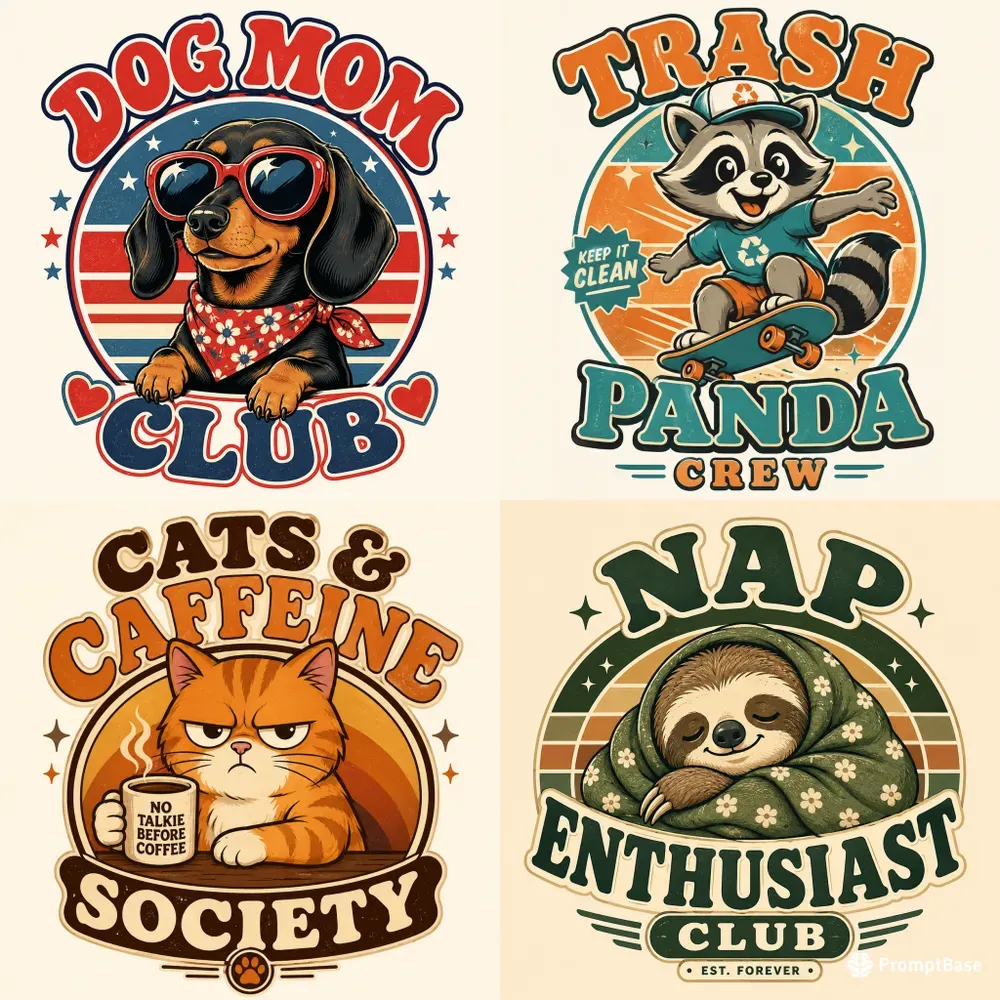 Retro Mascot Club Generator